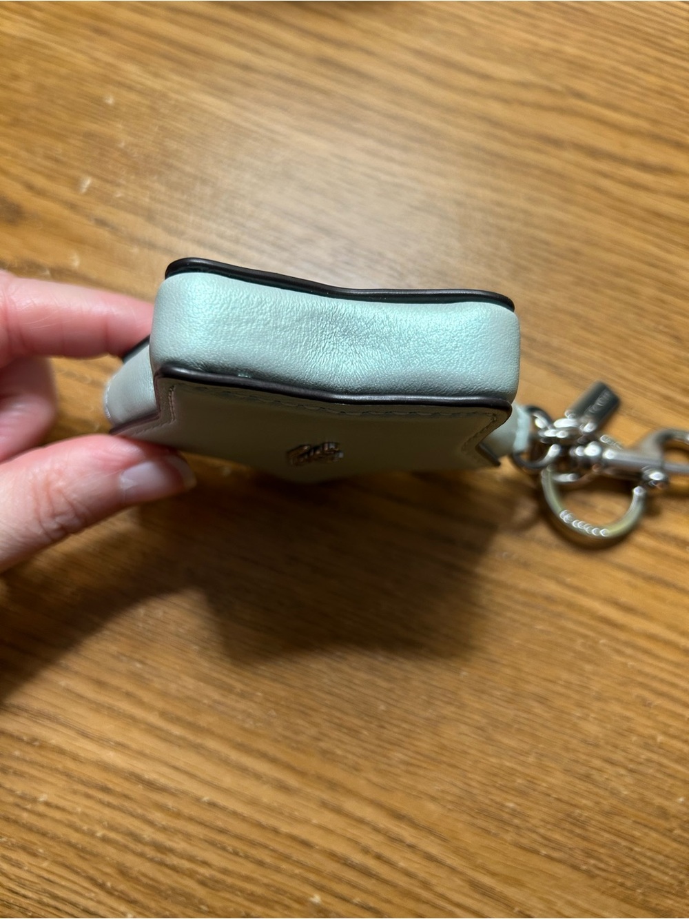 Coach Star Leather Coin Purse Charm - Picture 7 of 9